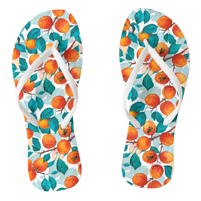 Aprikosengarten 4 flip flops (Fußbett)