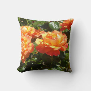 Aprikosenrosen Kissen