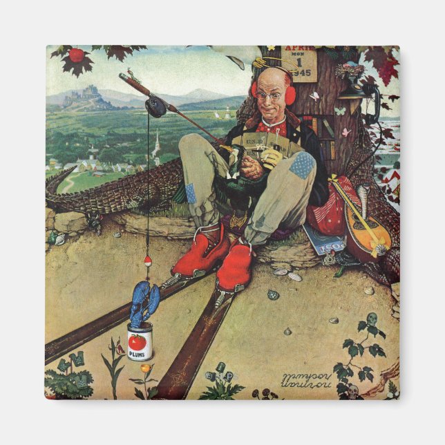 April, 1945 magnet (Vorne)