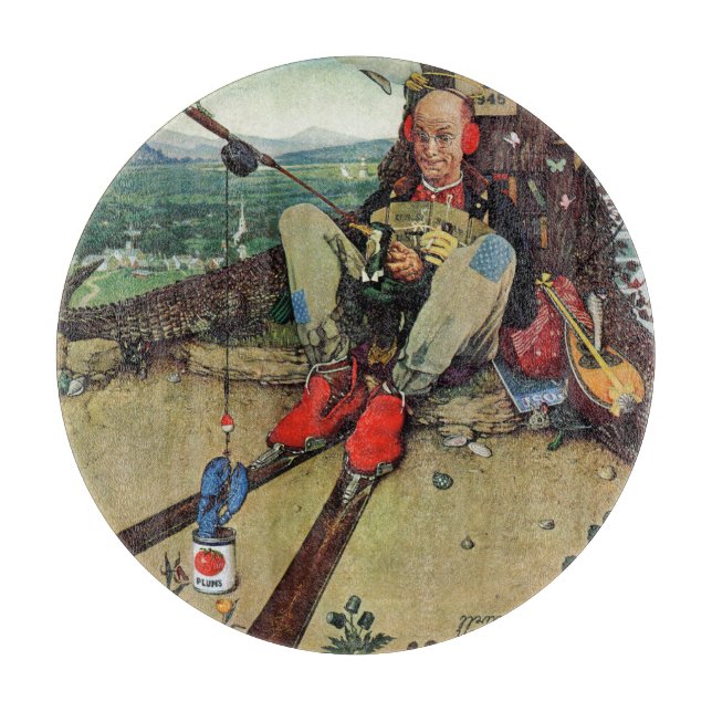 April, 1945 schneidebrett (Vorderseite)