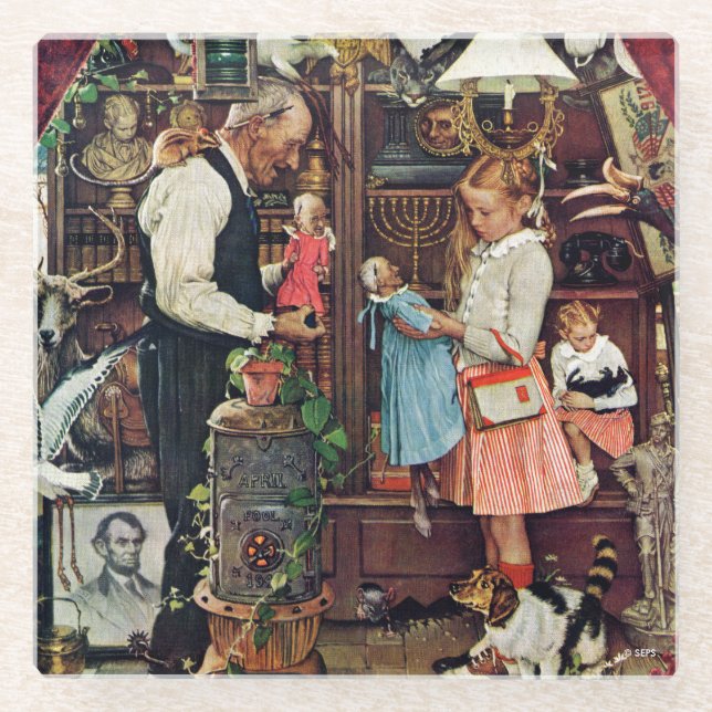 April, 1948 glasuntersetzer (Vorderseite)