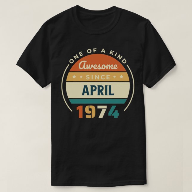 April 1974 T-Shirt (Design vorne)
