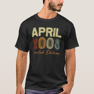 April 2008 limitierte Ausgabe Retro 13 Jahre alt 1 T-Shirt
