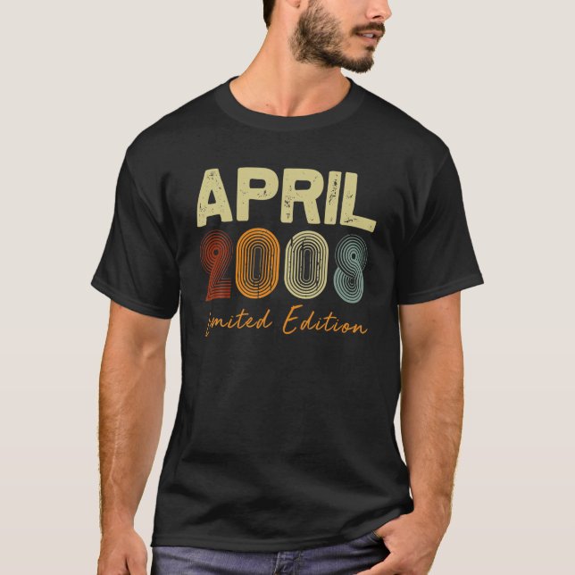 April 2008 limitierte Ausgabe Retro 13 Jahre alt 1 T-Shirt (Vorderseite)