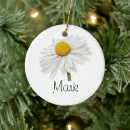 APRIL Birth Flower Daisy Birthday Floral Gift Keramik Ornament