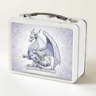 April - Birthstone Drache: Diamond Metall Brotdose