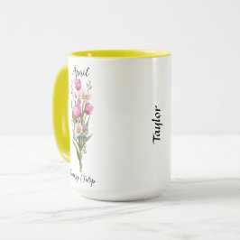 April Blume Daisy und Tulip Tasse