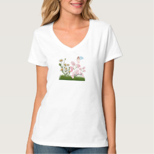 April Blume und Stein T-Shirt