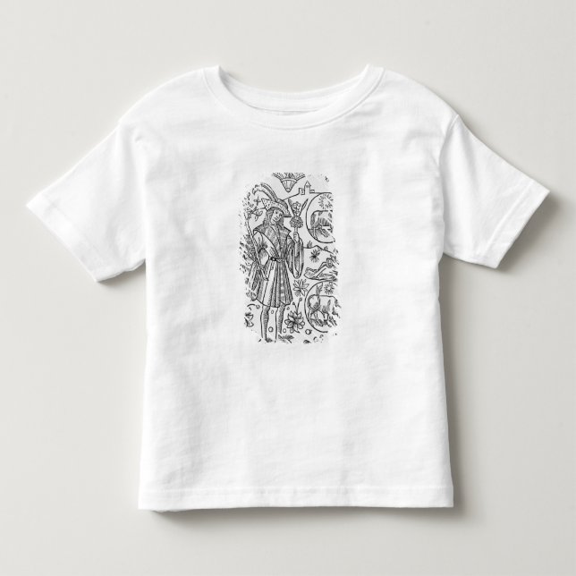April, Blumen, Widder Kleinkind T-shirt (Vorderseite)