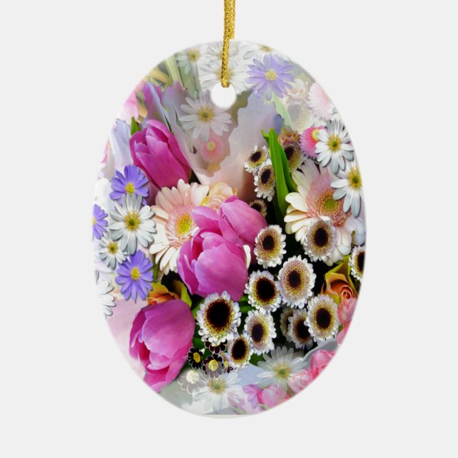 April Bouquet Keramikornament (Vorne)