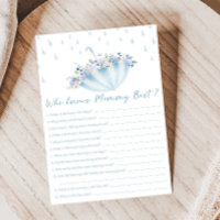 April bringt Mai-Blumen-Schauer Wer weiß Mom-Spiel
