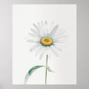 April Daisy Birth Blume Poster