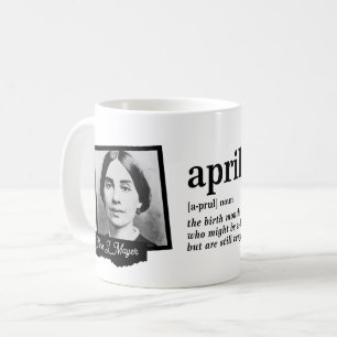 April - Definition Kaffeetasse
