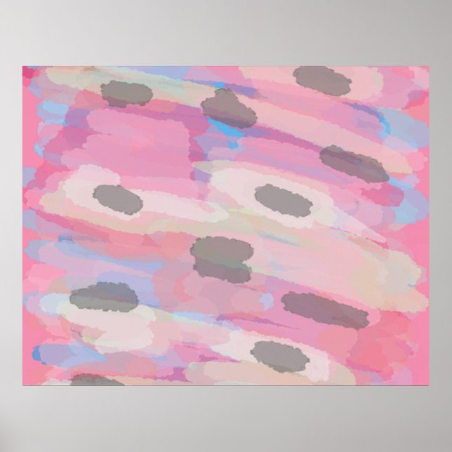 April Duschen Abstrakt Art Poster drucken (Vorne)