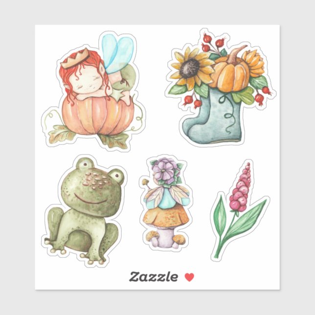 April Duschen Aufkleber (Blatt)