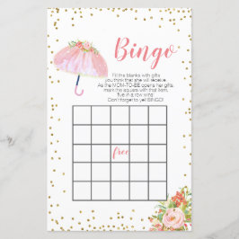 April Duschen bringen Mai Blume Bingo Spiel