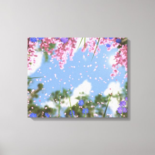 April Duschen Canvas Print Leinwanddruck (Vorderseite)