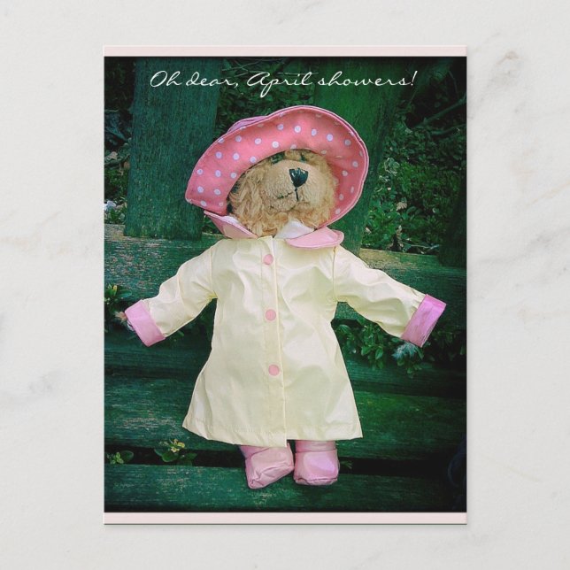 April Duschen Postkarte (Vorderseite)