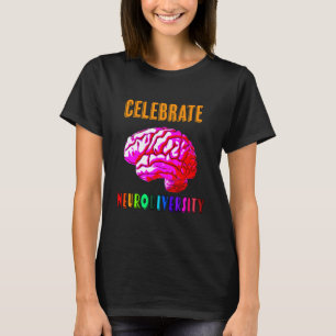 April Feiern Neurovielfalt Autismus Bewusstsein T-Shirt