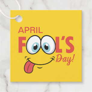 April Fool's Day Happy Funny Face   Urlaub Geschenkanhänger