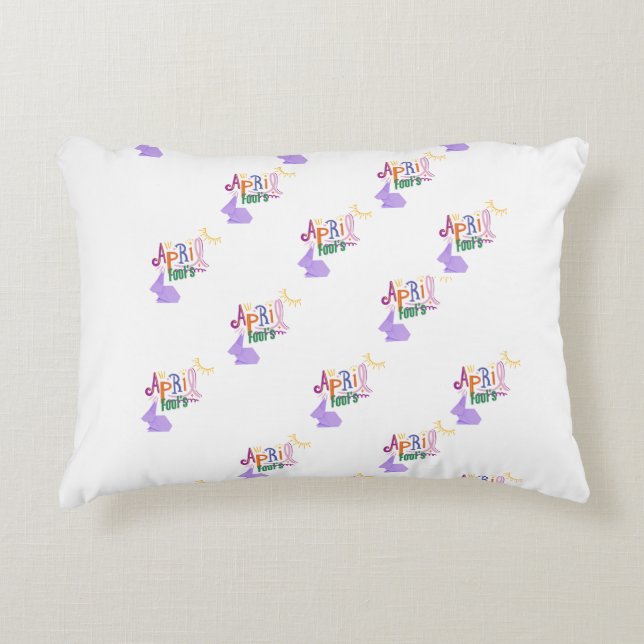 April Fools'  Dekokissen (Vorderseite)