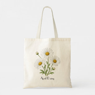 April Gänseblümchen Blumen Tragetasche