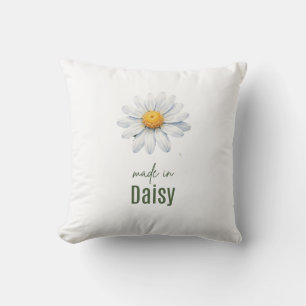 April-Gästebuchkissen mit Daisy-Geburtsblume Wasse Kissen