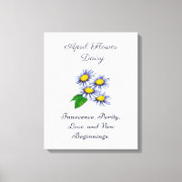April Geburtsmonat Blume Daisy Fresh