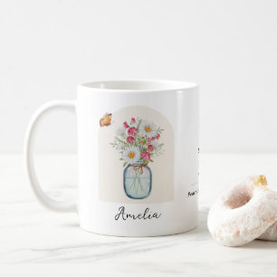 April-Geburtsmonats-Blumen-Tasse Kaffeetasse