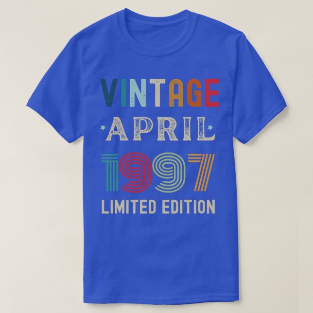 April Geburtstagsgeschenk 6 T-Shirt (Design vorne)