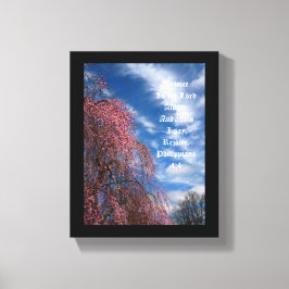 April Himmel mit den Philippinen 4:4 Leinwanddruck