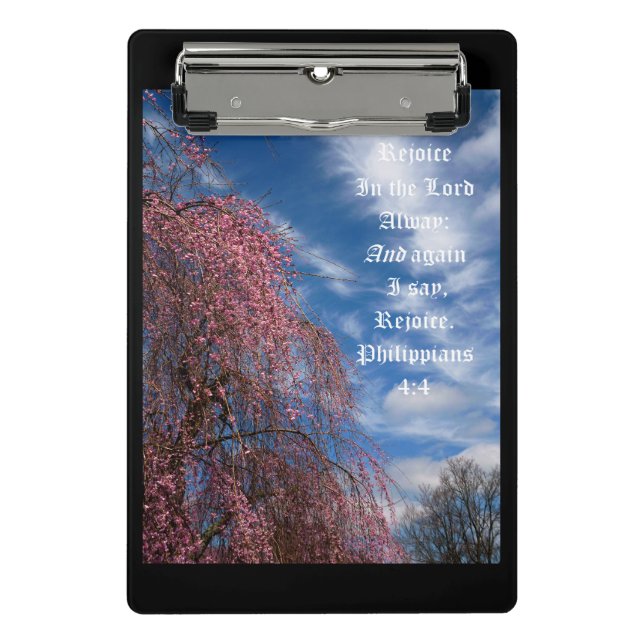 April Himmel mit den Philippinen 4:4 Mini Klemmbrett (Vorderseite)