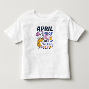 April Hugs und Nassnasen - Niedliche Hunde und Kat Kleinkind T-shirt