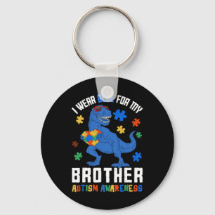 April ich tragen Blue für Bruder Dinosaurier Autis Schlüsselanhänger