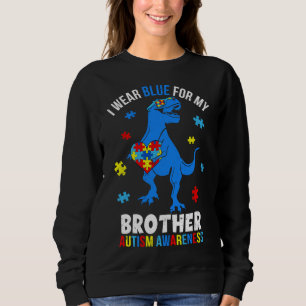 April ich tragen Blue für Bruder Dinosaurier Autis Sweatshirt