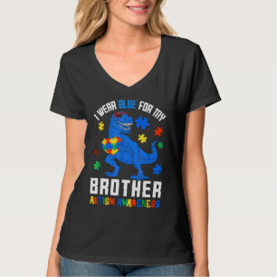 April ich tragen Blue für Bruder Dinosaurier Autis T-Shirt