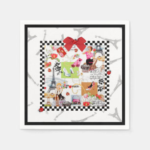 April in Paris 1 Serviette