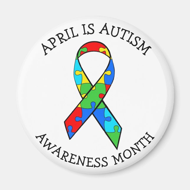 April ist Autismus-Sensibilisierungsmonat Magnet (Vorne)