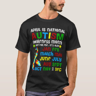 April ist der Monat des nationalen Autismus-Bewuss T-Shirt