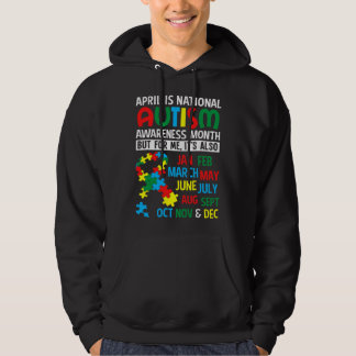 April ist die monatliche Unterstützung des nationa Hoodie