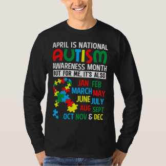 April ist die monatliche Unterstützung des nationa T-Shirt