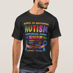 April ist die nationale Autismus-Bewusstsein Autis T-Shirt