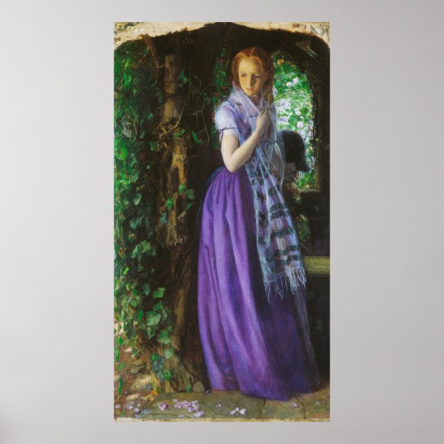 April-Liebe (von Arthur Hughes) Poster (Vorne)