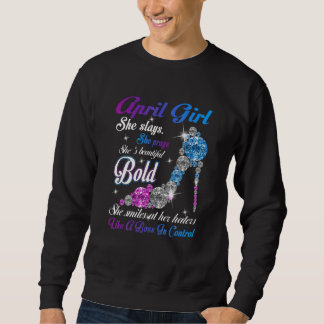 April Mädchen sie spielt sie Prays Sie ist wunders Sweatshirt