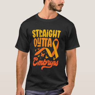 April Orange Ananas Unfruchtbarkeitsbewusstsein T-Shirt