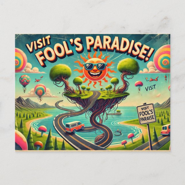 April: Postkarte (Vorderseite)