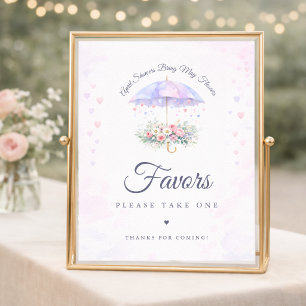April-Schauer-Blumen-Baby-Shower-Party-Favors-Schi Poster