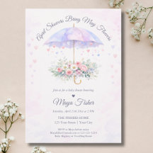 April-Schauer bringen Mai-Blumen Baby Shower