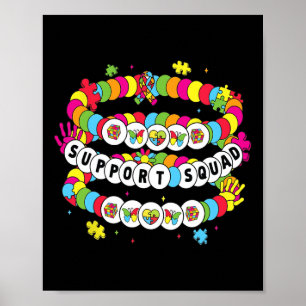 April tragen wir das Blue Autism Awareness Support Poster