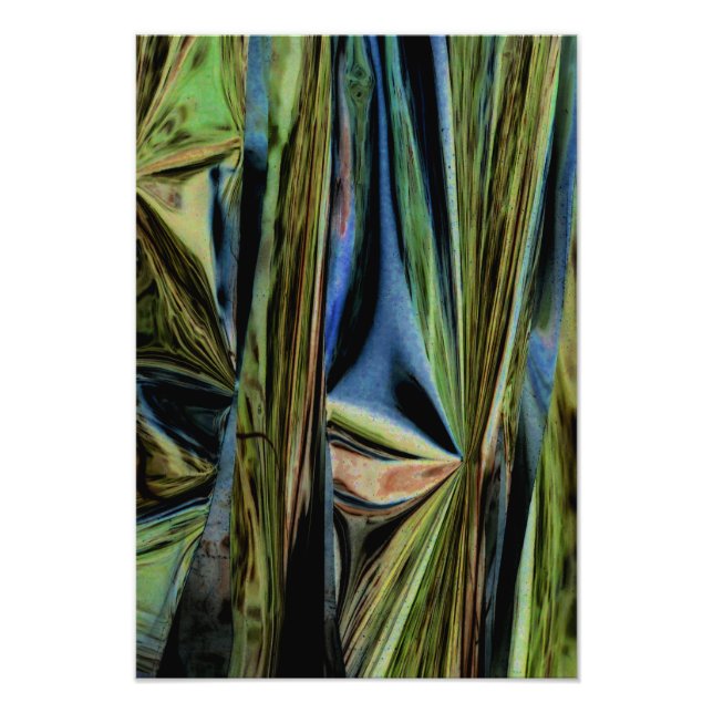 "April Woods III" Digital Altered Abstract Foto (Vorne)